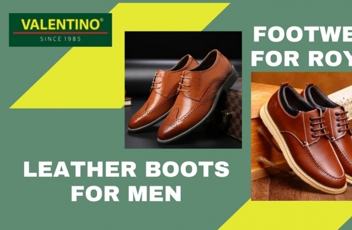 Footwear Fit for Royalty| Leather Boots for Men| Valentino